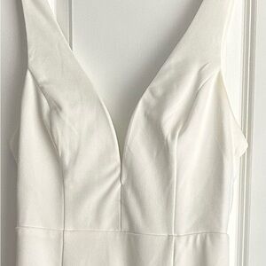 Lulu's Ivory Sleeveless Dress
